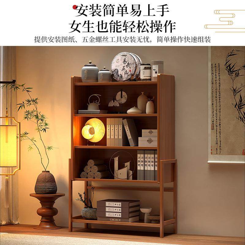 博古架实木中式茶水柜151548茶具茶置叶厅紫砂壶摆件示收纳防尘展,淘宝优惠券,粉丝福利购,淘宝优惠卷