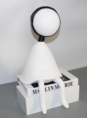 现桌代简约树脂纪念碑谷艾达乌鸦人摆件软家居客厅面PGT板样间装