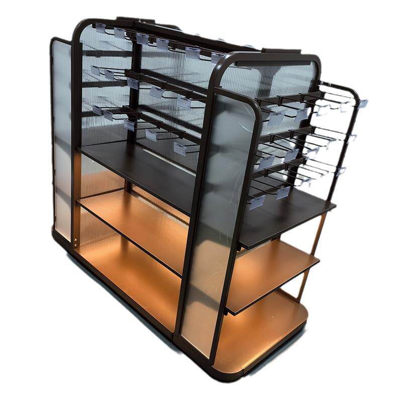 中石油加油站便利店展示架易捷便利店货架展示柜加油站便利店货架