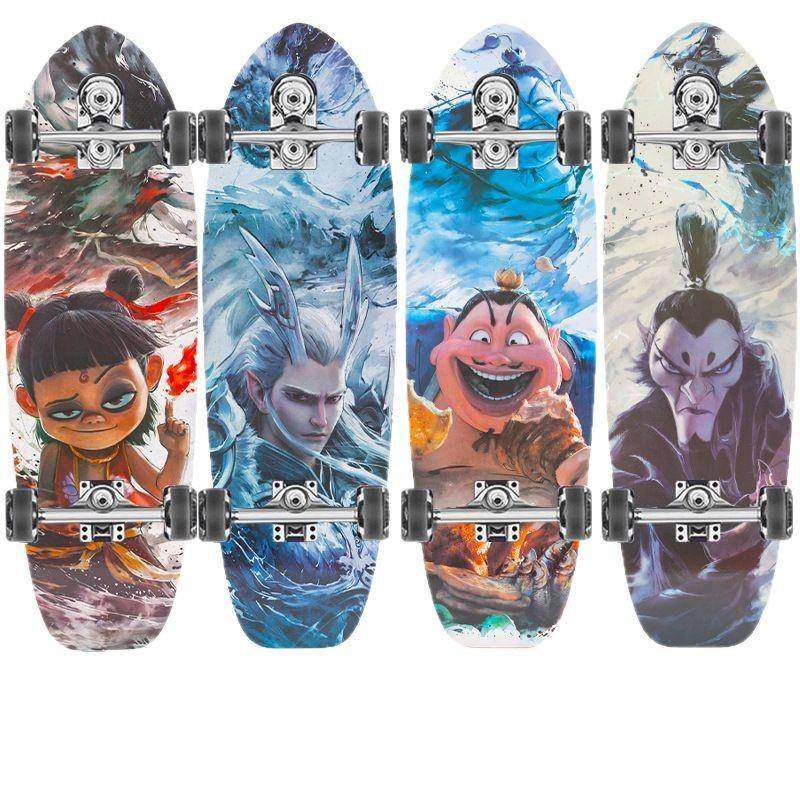 哪吒2陆地冲浪板S5弹簧滑板初学者成人冲浪训练专业免蹬地路冲板,淘宝优惠券,粉丝福利购,淘宝优惠卷