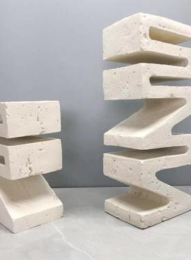 几工艺品字母摆件何客卧档室别墅软装设厅计师酒店NA564装饰简约