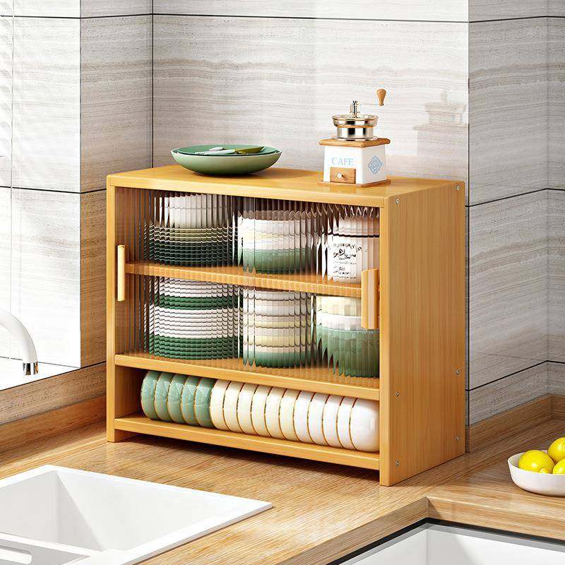 实木家用厨房物柜餐边炉落地储物柜碗柜柜微波1250架筷子碗碟收纳,淘宝优惠券,粉丝福利购,淘宝优惠卷
