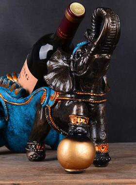 红架摆创件现代餐客厅桌酒摆件欧式意象拉车酒柜装饰品家居xc-001