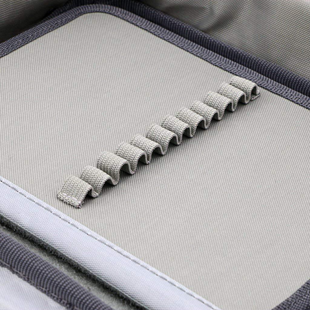 工厂批发笔袋 美术收纳笔帘 72孔素描画笔彩色铅笔袋 多孔文具盒 - 图1