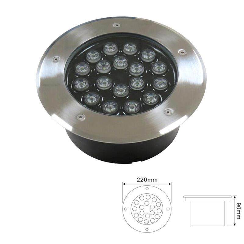 3特雷西照明直销L1ED6W户外防水嵌入草坪TNC-DMDA地灯工程专埋用D - 图2