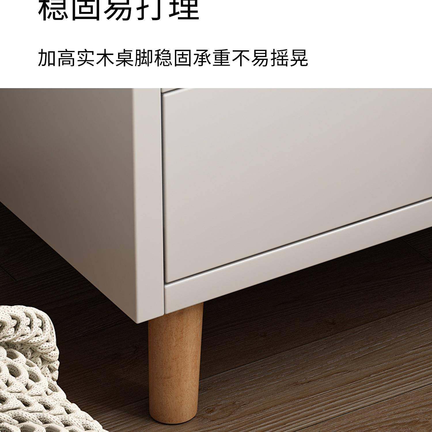 床头985柜简约现代家实木腿物柜小型简易卧室用2头025储新款床置,淘宝优惠券,粉丝福利购,淘宝优惠卷