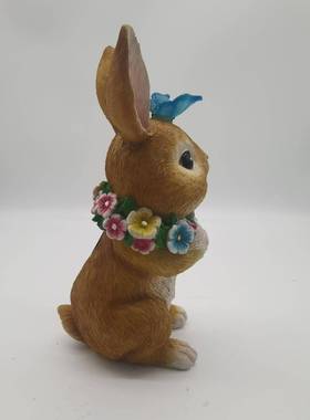 太阳能子摆灯BST339氛花园动物树兔脂件院子装饰灯户外庭院气灯盆