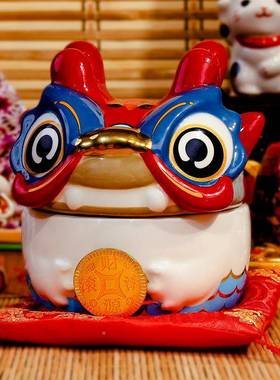 2025龙年招礼财龙陶瓷储蓄罐存钱罐商务24560-24送年新礼品财猫招