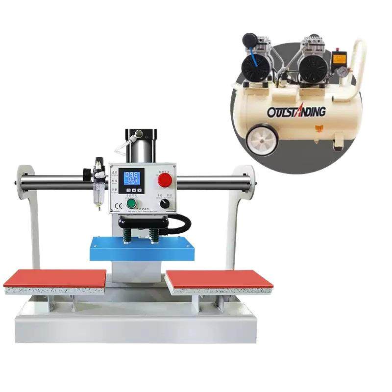 红外线15x15cm气动双工位烫标机服装烫画T恤热转印压烫印花烫钻机,淘宝优惠券,粉丝福利购,淘宝优惠卷