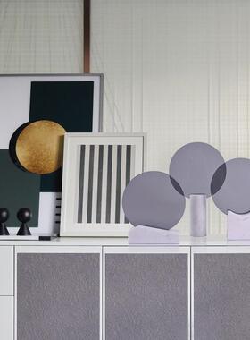北欧样板房酒店家具ins艺术服装店展示书架鞋柜台装饰品轻奢摆件