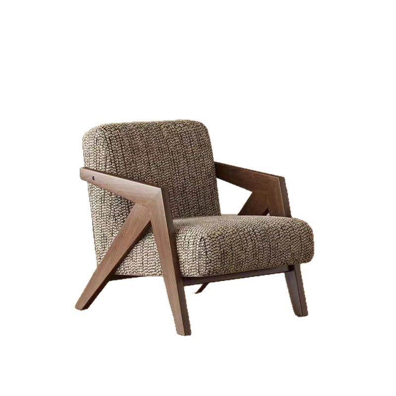 理查德单人沙发椅中古客厅条纹椅子休闲椅子实木懒人沙发椅靠背,淘宝优惠券,粉丝福利购,淘宝优惠卷