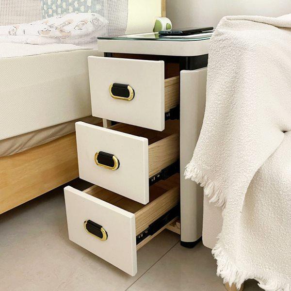 家用智能床头柜小户型创意轻奢实木迷你窄床边柜简约现代2023新款,淘宝优惠券,粉丝福利购,淘宝优惠卷