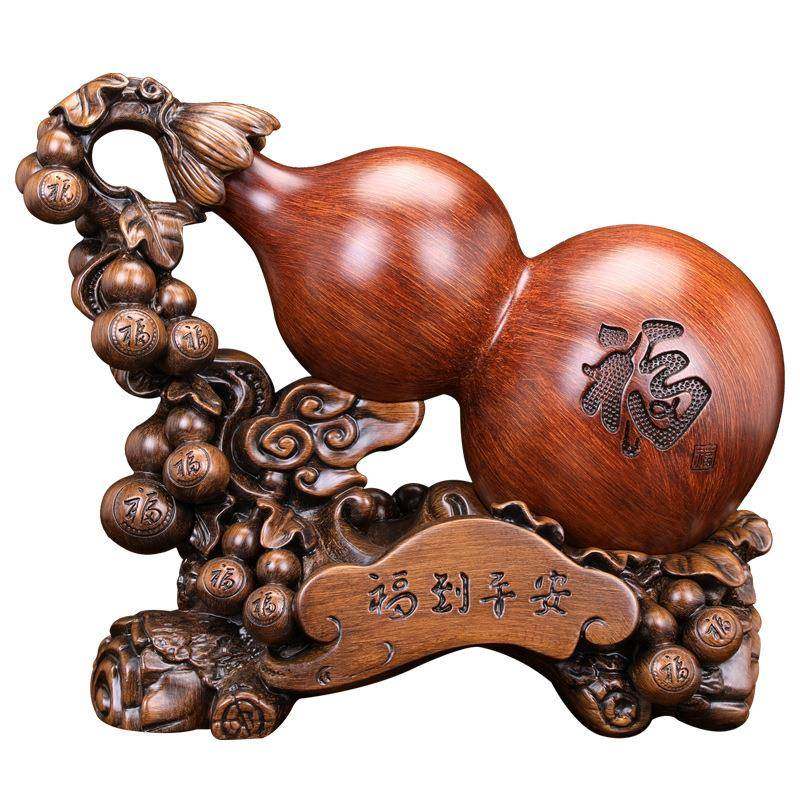 创意葫芦树脂摆件开业乔迁礼福到财到客厅酒柜玄关工艺品装饰,淘宝优惠券,粉丝福利购,淘宝优惠卷