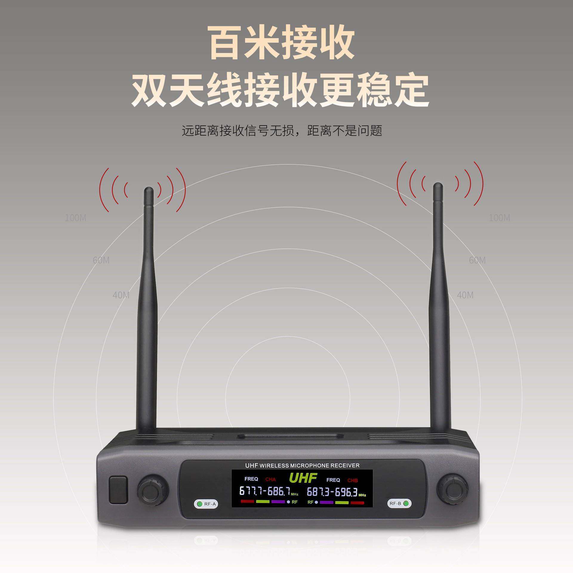 无线麦克风一拖二专业KTV家用唱歌手持无线动圈话筒全套,淘宝优惠券,粉丝福利购,淘宝优惠卷