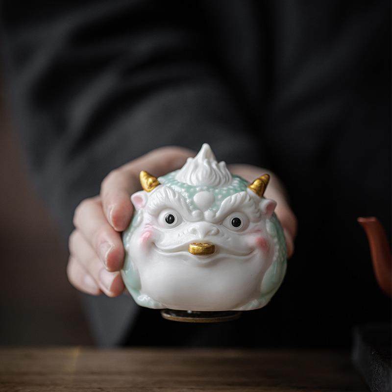 创意陶瓷金蟾茶宠摆件底部转动财源滚滚精品茶玩招财茶台桌面装饰,淘宝优惠券,粉丝福利购,淘宝优惠卷