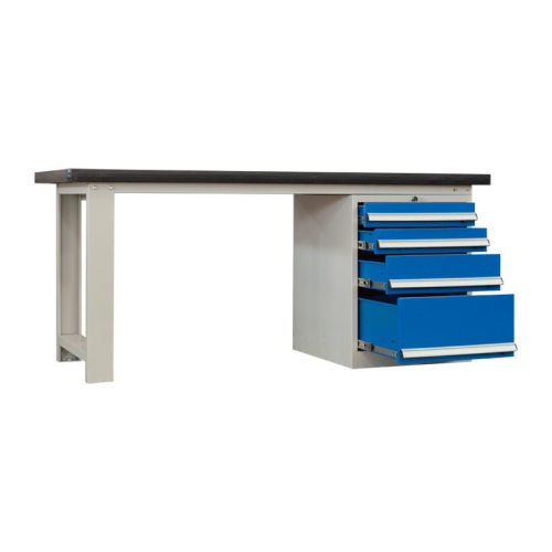 重型车间维修工作台无尘实验室防静电操作台流水线工厂测试检验桌 - 图2