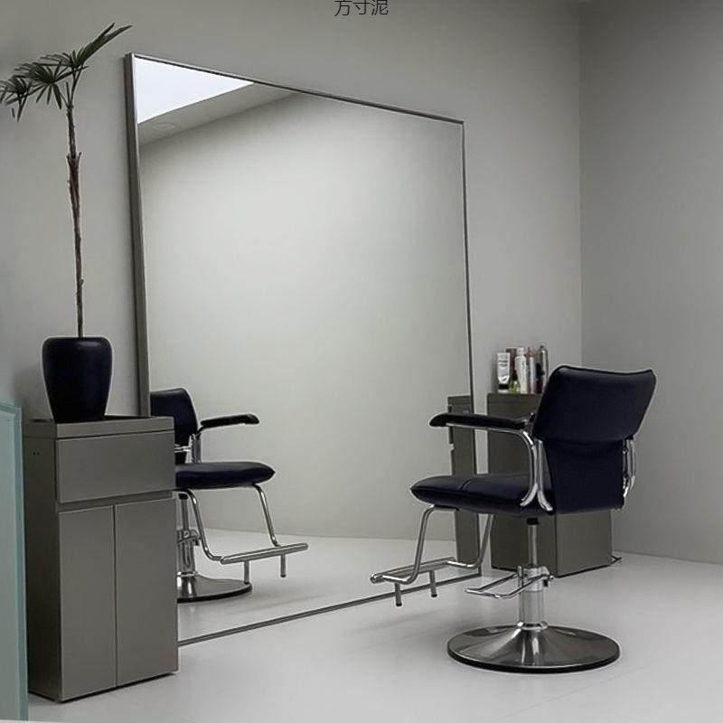 高端剪发镜发廊单面落地烫染镜网红潮款理发店镜子挂墙美发店镜子,淘宝优惠券,粉丝福利购,淘宝优惠卷