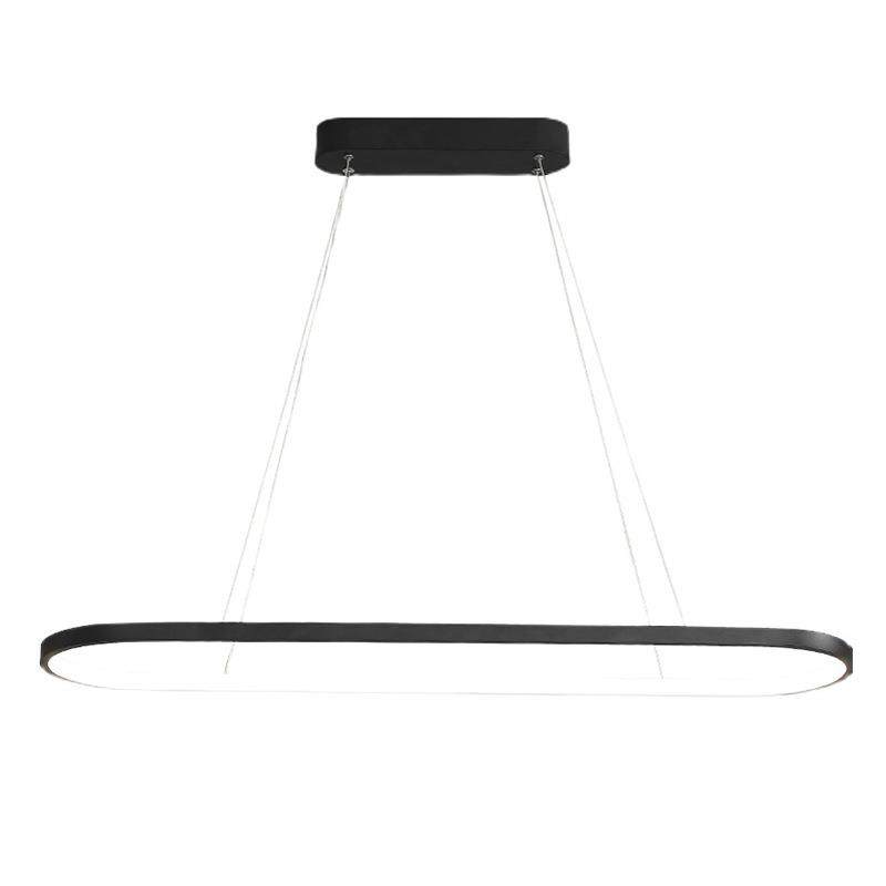 简约现代仛寂风餐厅吊灯北欧设计师款直播间服装店LED环形吊灯,淘宝优惠券,粉丝福利购,淘宝优惠卷