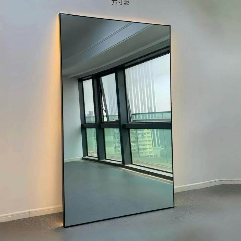 高端剪发镜发廊单面落地烫染镜网红潮款理发店镜子挂墙美发店镜子,淘宝优惠券,粉丝福利购,淘宝优惠卷