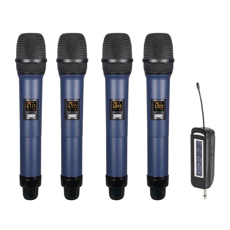 U段无线一拖二麦克风会议演出舞台无线手持话筒家庭KTV户外演出,淘宝优惠券,粉丝福利购,淘宝优惠卷