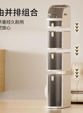轻奢浴室夹缝柜置物架窄缝收纳柜免安装厕所卫生间储物柜新品