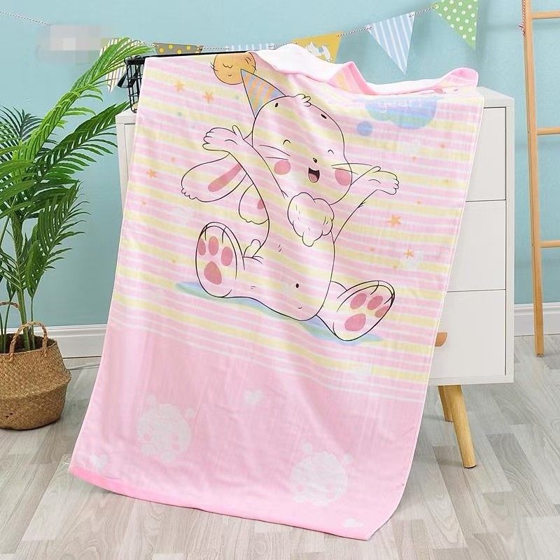 小孩夏季薄款纱布超柔软浴巾新生婴儿双层纯棉盖毯包巾儿童被抱被,淘宝优惠券,粉丝福利购,淘宝优惠卷