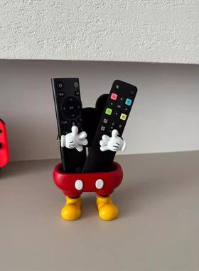 可爱的米奇遥控器SUC手钥匙存储客厅咖啡桌装边电视柜卧室机床创