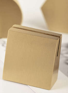 黄铜卡片展示架桌面台卡名片留言便签标签照片座夹底座价格夹金色