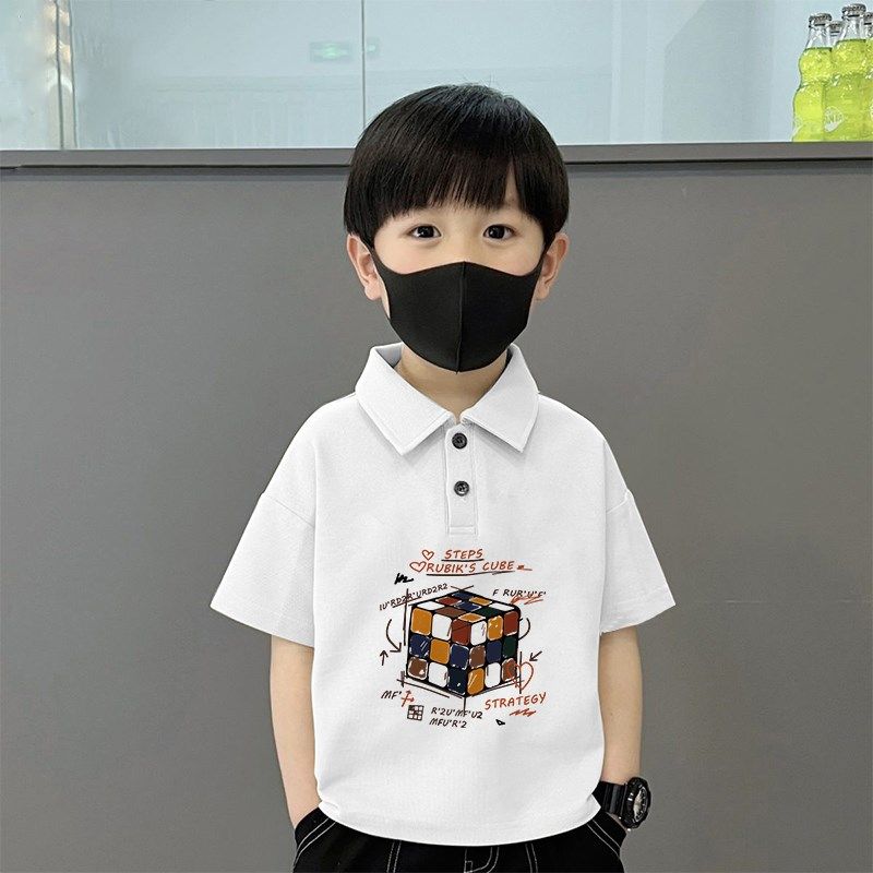 男童Polo领短袖2024新款夏季宝宝休闲男孩百搭洋气翻领夏装T恤衫,淘宝优惠券,粉丝福利购,淘宝优惠卷