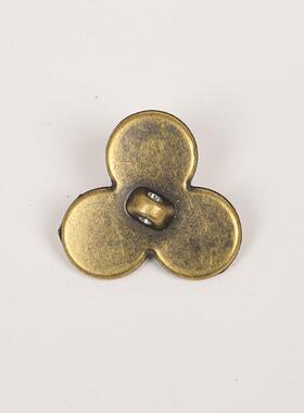 现货质风铃铃配件铃铛ZSLD002用锤锌合金材电及镀金