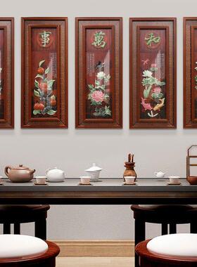 客厅餐厅装饰画沙发背景