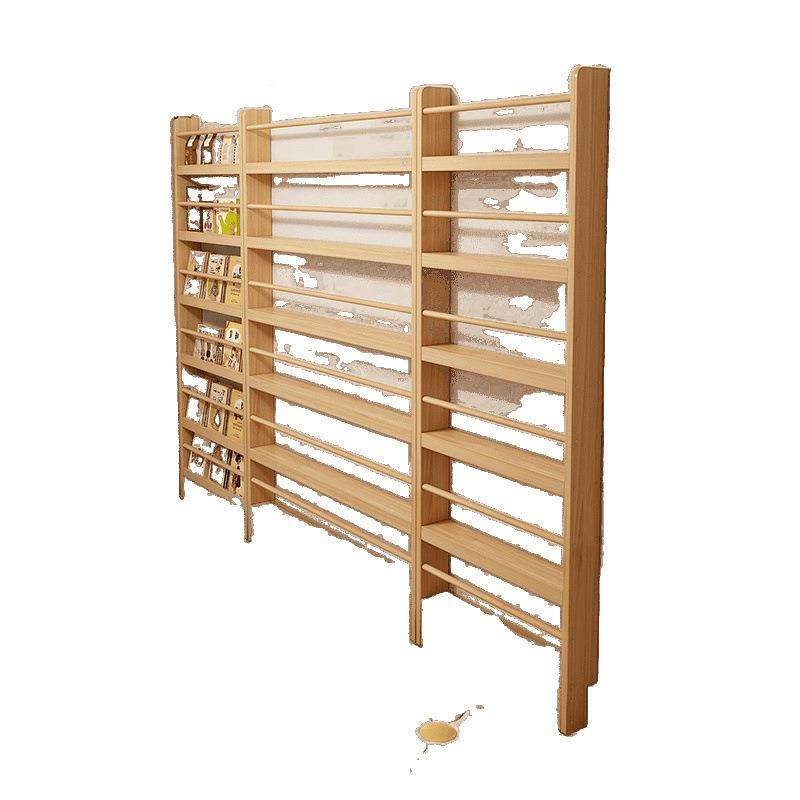 薄门后书架45sa45a1置物实木超薄收架纳柜儿童挂靠墙书柜家用多层,淘宝优惠券,粉丝福利购,淘宝优惠卷