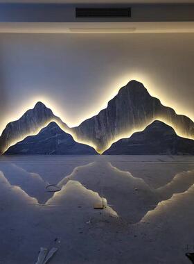 景雪浪石切组室合天片然观石原石泰山石假F96H9697山石庭院造景内