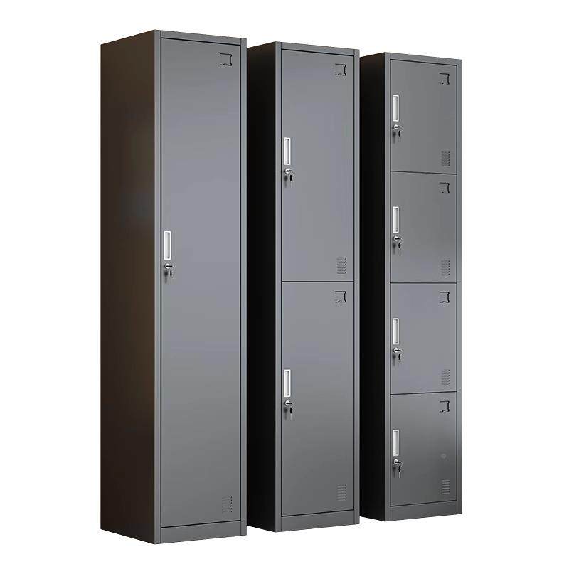 钢制门更衣柜员工单宿易舍浴室收纳柜办公储物柜黑简色带锁换ACS,淘宝优惠券,粉丝福利购,淘宝优惠卷