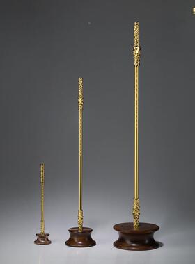 天齐大圣ltao1004如意棒金箍铜件工艺品不摆含底座