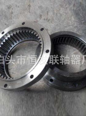 鼓形齿式联轴器大扭矩GIICL型齿轮连轴器起重机内外齿联轴器