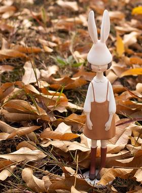 轻创意女置孩摆酒件客厅电视柜玄关办公桌装饰品C0305N01柜布圣诞