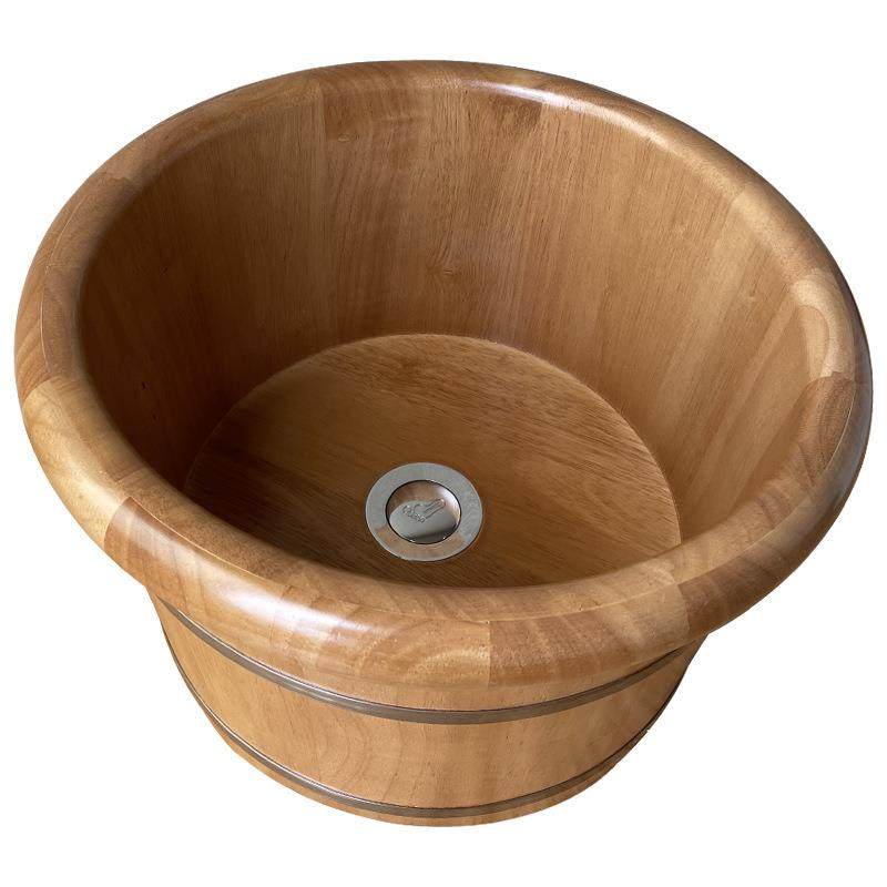 带下水泡脚桶木桶洗脚盆实木家用加厚足浴桶过小腿高深桶一件起批,淘宝优惠券,粉丝福利购,淘宝优惠卷