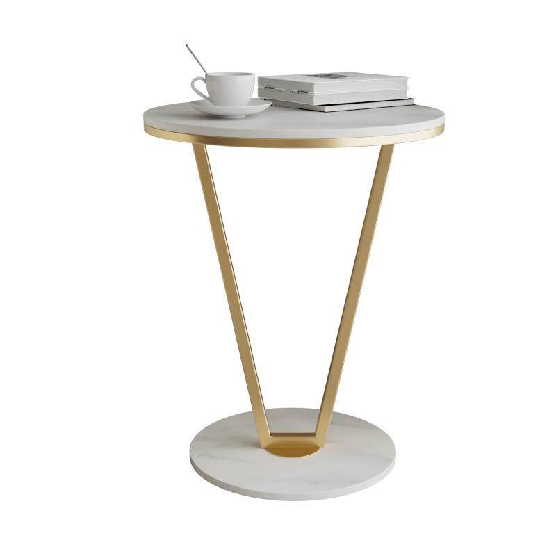 创意小户型角几边几家用客厅沙发边柜侧边柜轻奢极简圆形岩板茶几,淘宝优惠券,粉丝福利购,淘宝优惠卷