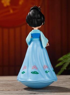 物西安大唐不夜城音乐不翁小姐姐KWG小哥哥摆件不倒怕礼摔可摇动