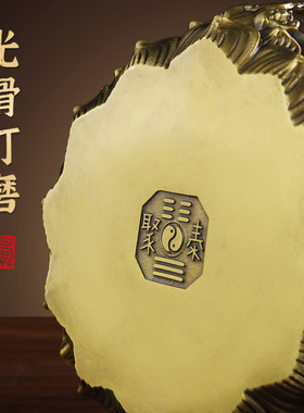 纯铜聚宝盆铜摆件家居客厅店铺玄关摆设办公室开业送礼工艺礼品