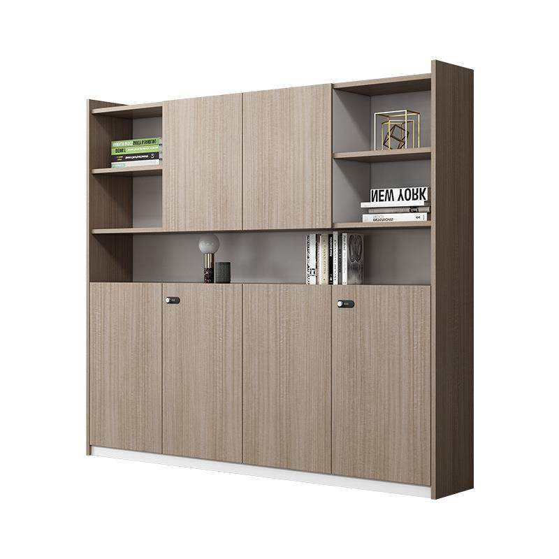 办公家具带锁文件柜木质高柜老板办公室书柜简约现代资料柜背景柜,淘宝优惠券,粉丝福利购,淘宝优惠卷