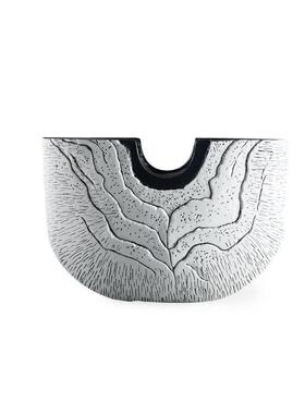 厅新GD-A1558代中式树简约现创意半圆脂花瓶摆件样板房客玄关桌面