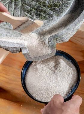 小石磨家用磨盘老石磨青家石石磨DUS石用磨盘手工磨家用迷你豆浆