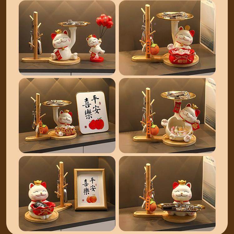 猫入户饰门口柜钥匙收纳玄关装摆品件JZA客厅家居鞋乔迁新居礼品,淘宝优惠券,粉丝福利购,淘宝优惠卷