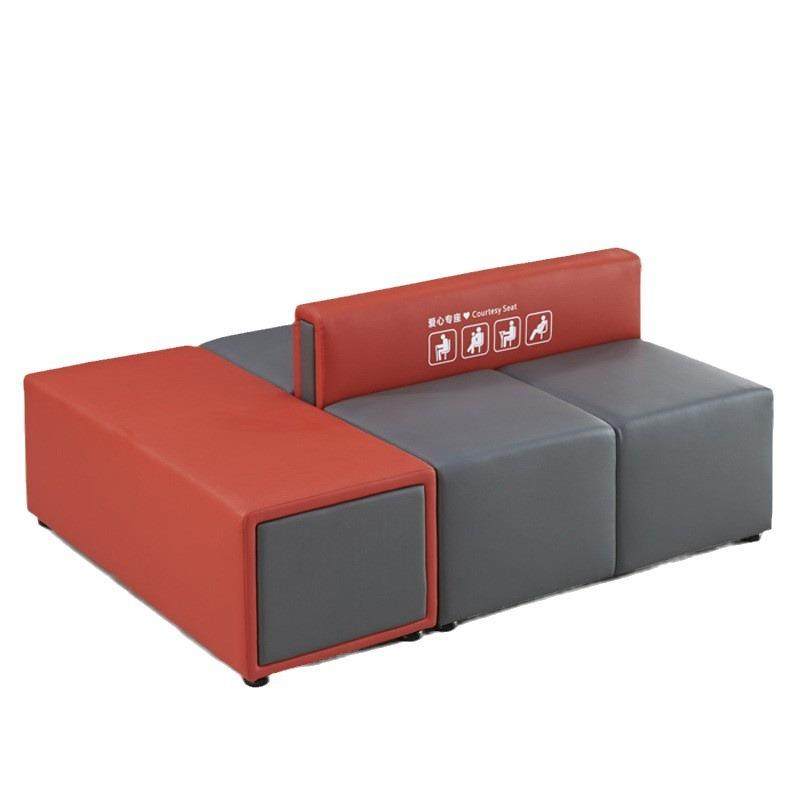 工商银行大厅现代等候区双面卡座设计师工作室等候区排号区沙发,淘宝优惠券,粉丝福利购,淘宝优惠卷