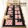 Carpet bedroom bedside blanket girl 2025 new room bed front children's room cute under bed thickened floor mat