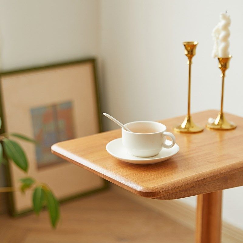 撩木 可移动C型边几实木沙发边柜带轮客厅小户型迷你茶几角几茶台,淘宝优惠券,粉丝福利购,淘宝优惠卷