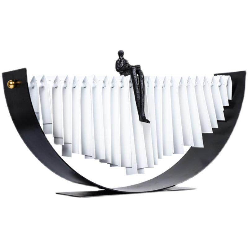 北欧轻板奢金属意人创物型艺术品装饰样房MCD家居玄造关电视柜摆,淘宝优惠券,粉丝福利购,淘宝优惠卷