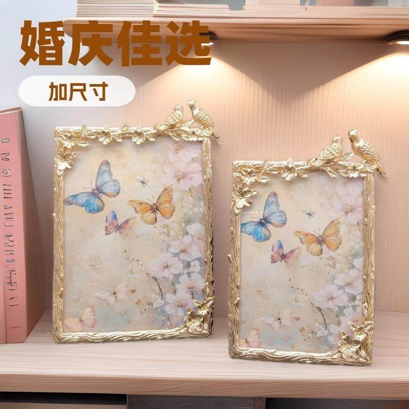 立体时尚浅金色金属相框，样相板房软装摆摆件829金属台框,淘宝优惠券,粉丝福利购,淘宝优惠卷